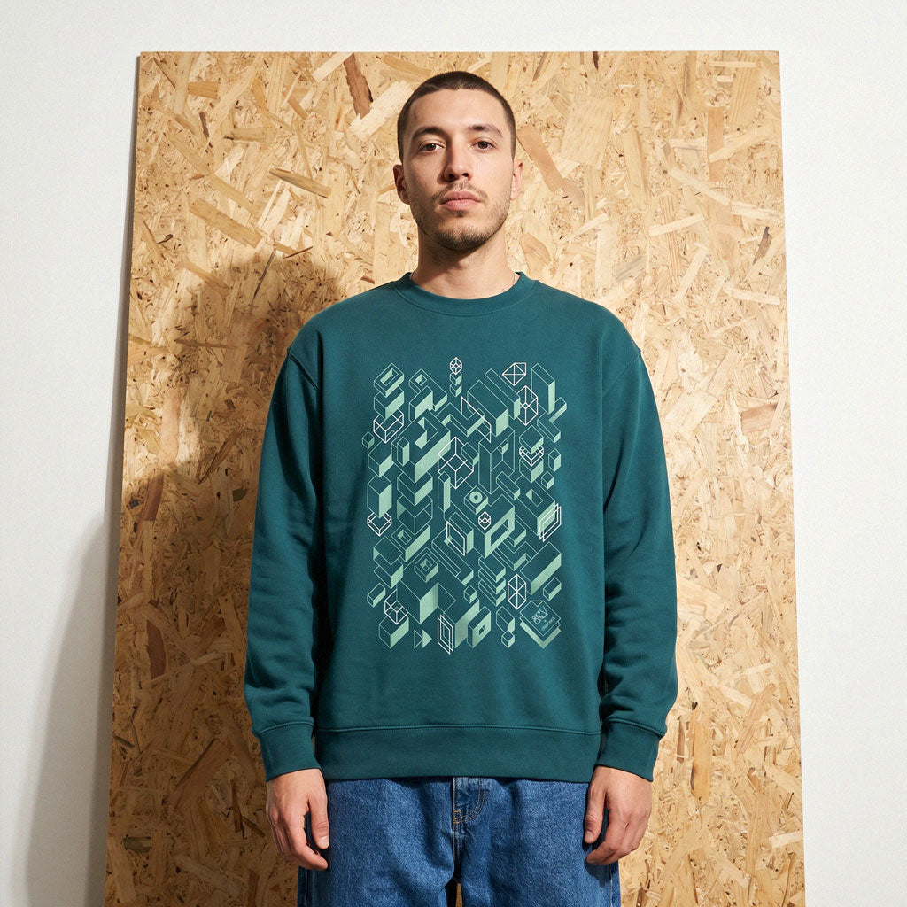 Blocks Sweatshirt by Skev