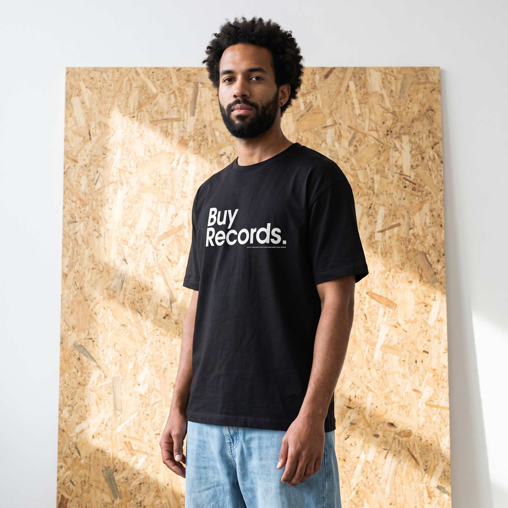 Buy Records T-Shirt by Matt Drane