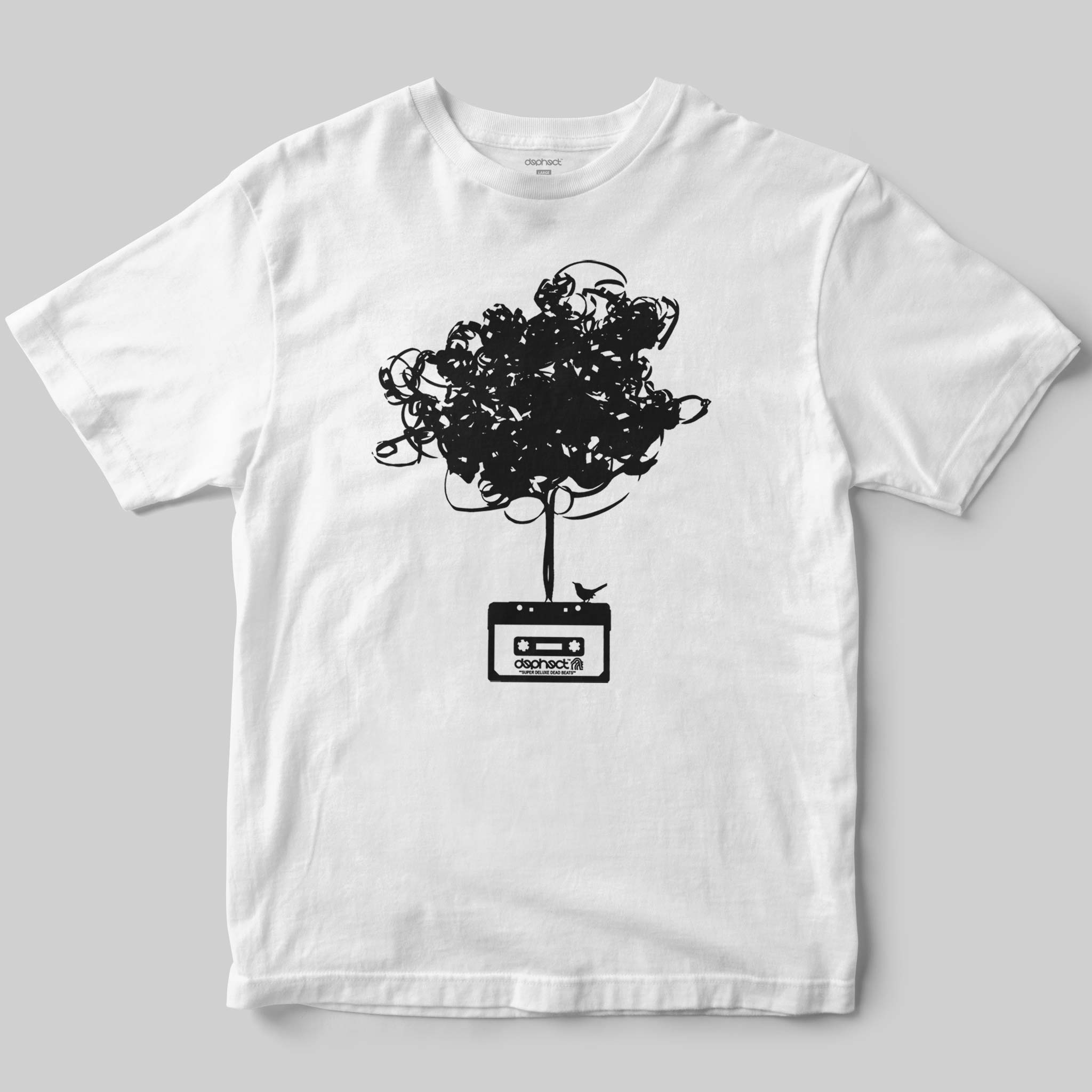 Cassette Tree T-Shirt by Matt Drane
