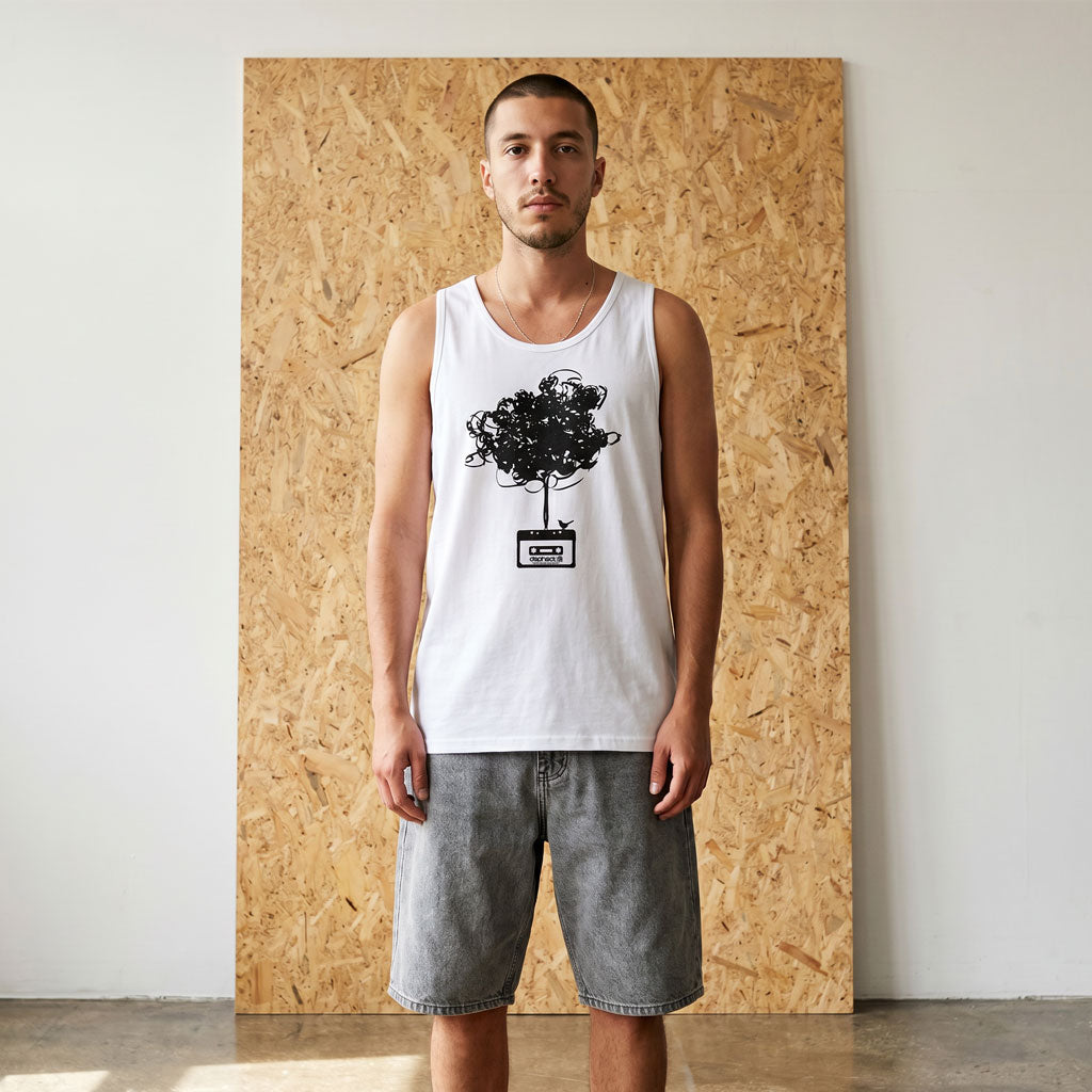 Cassette Tree Vest by Matt Drane