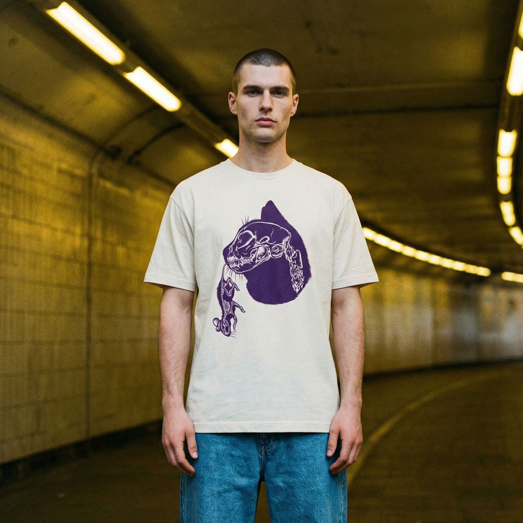 Catmouse T-Shirt by Casey Rolseth