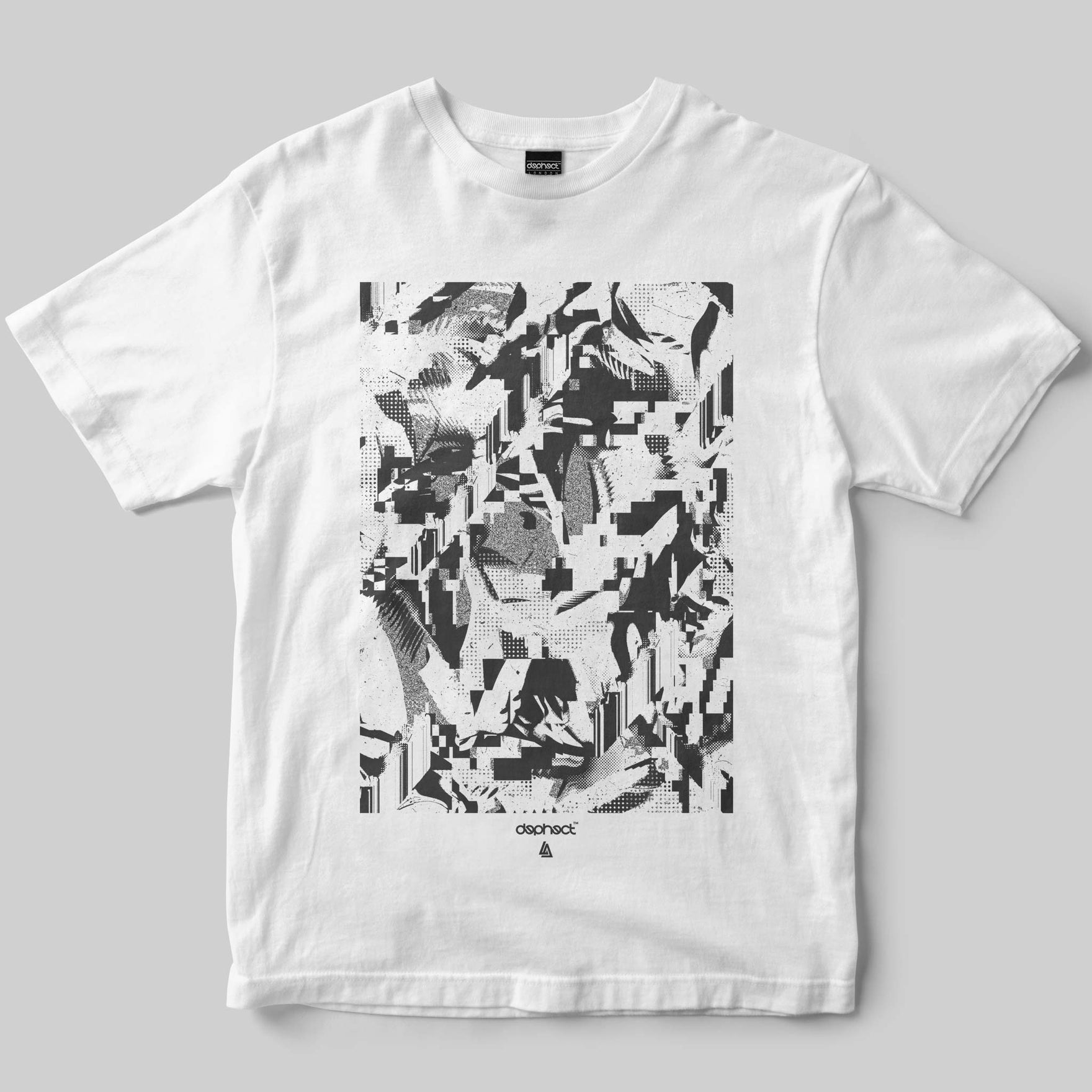 Glitch T-Shirt / White / by Robert Anderson