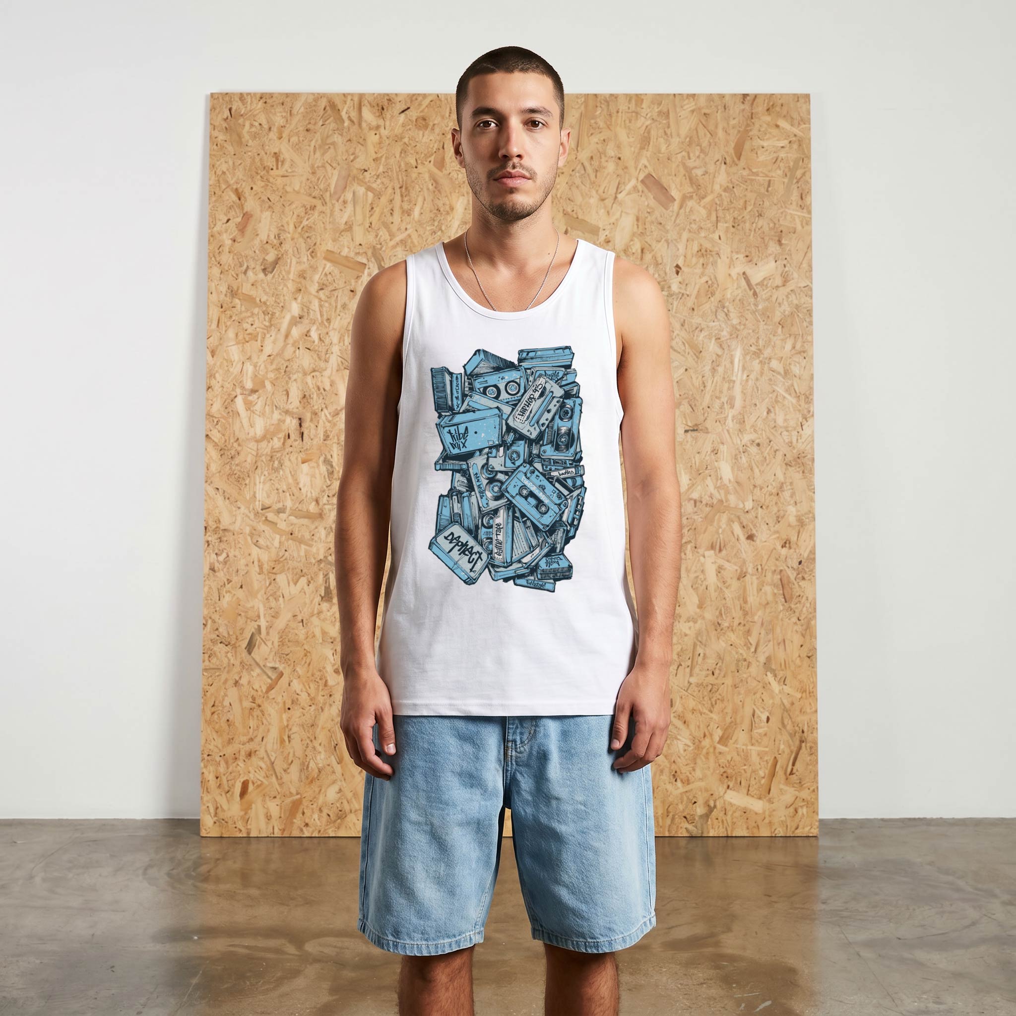 Mixtapes Vest by Mike Winnard