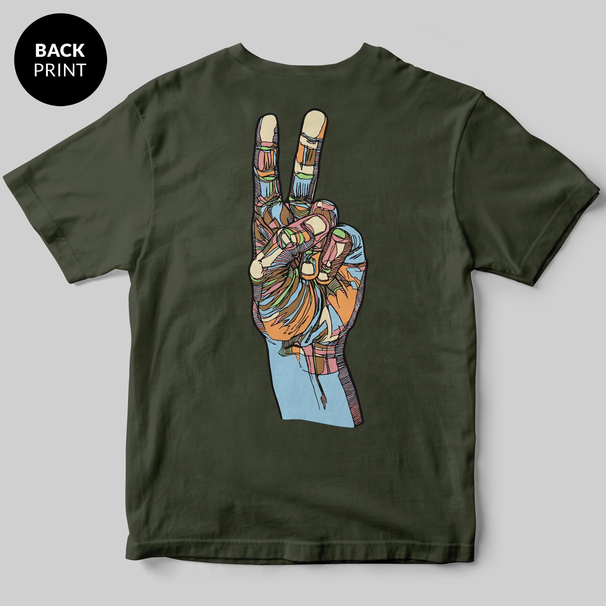PEACE T-SHIRT BY LUKE DIXON