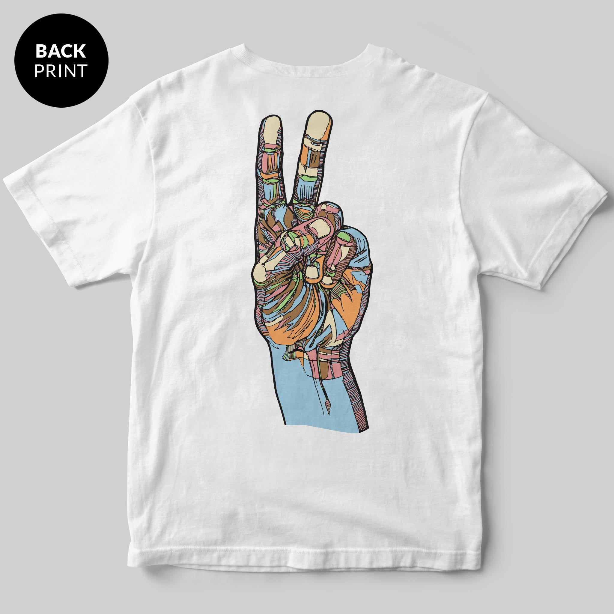 PEACE T-SHIRT BY LUKE DIXON