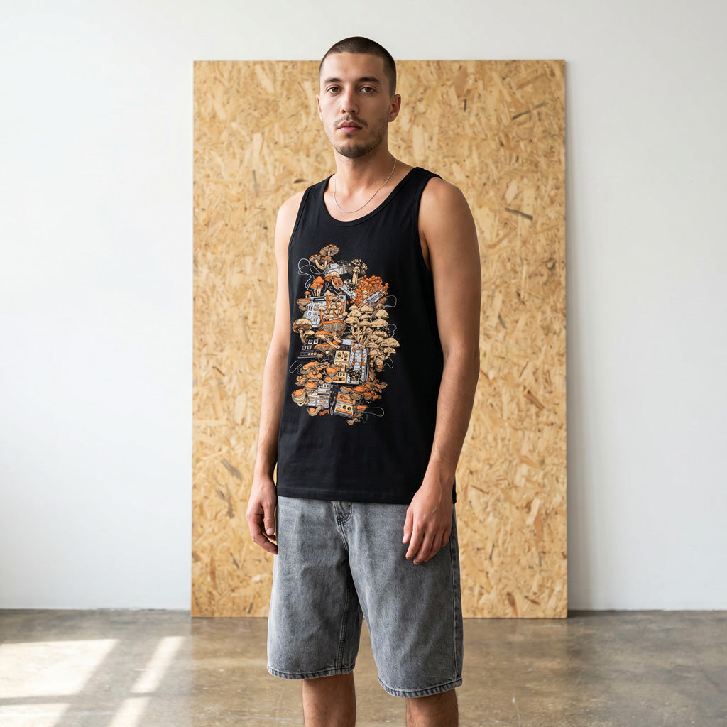 Shrooms Vest by Mike Winnard