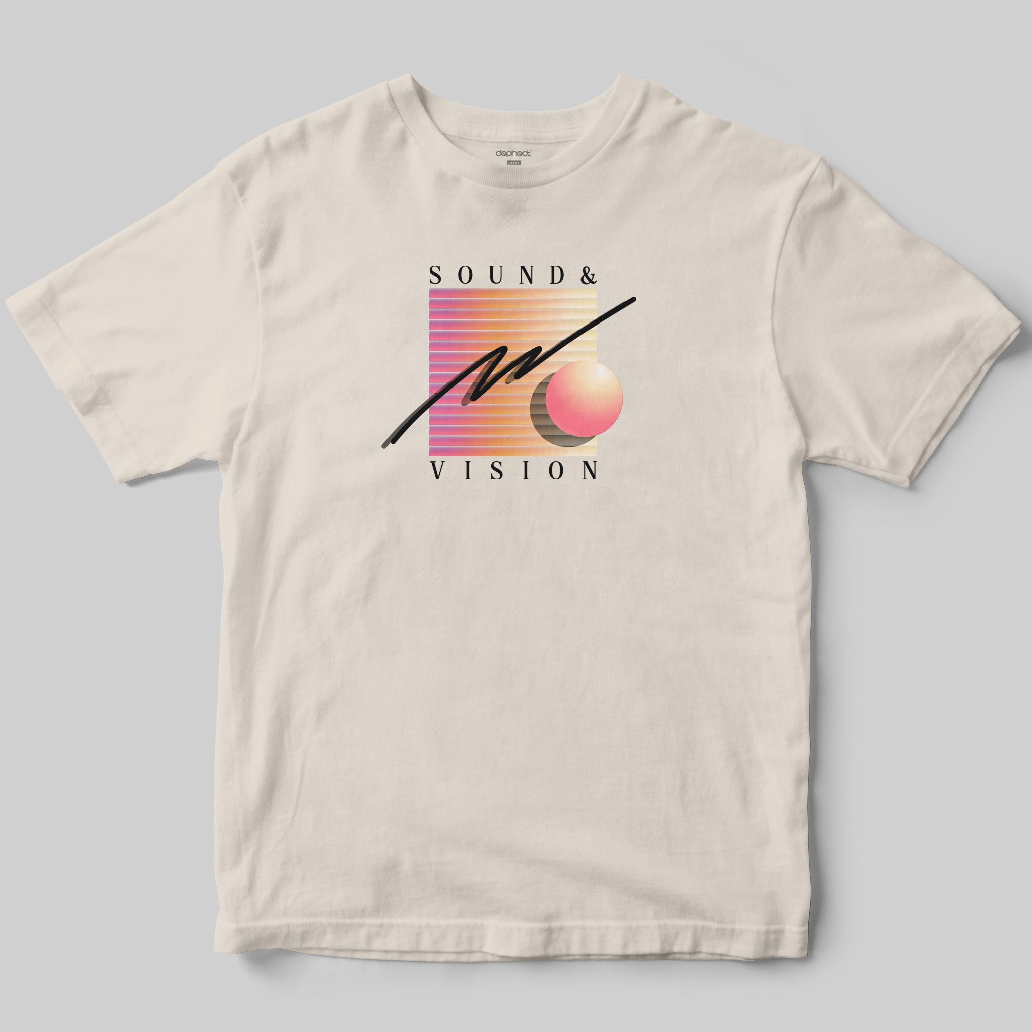 Sound & Vision T-Shirt by Hussein Retro Design 80