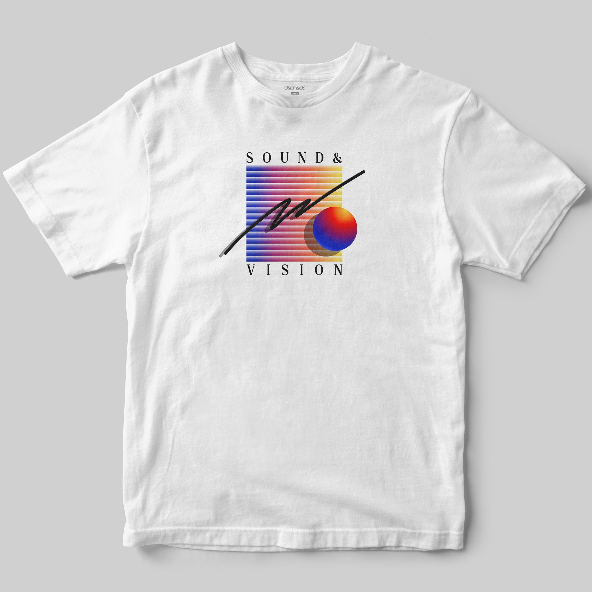 Sound & Vision T-Shirt by Hussein Retro Design 80