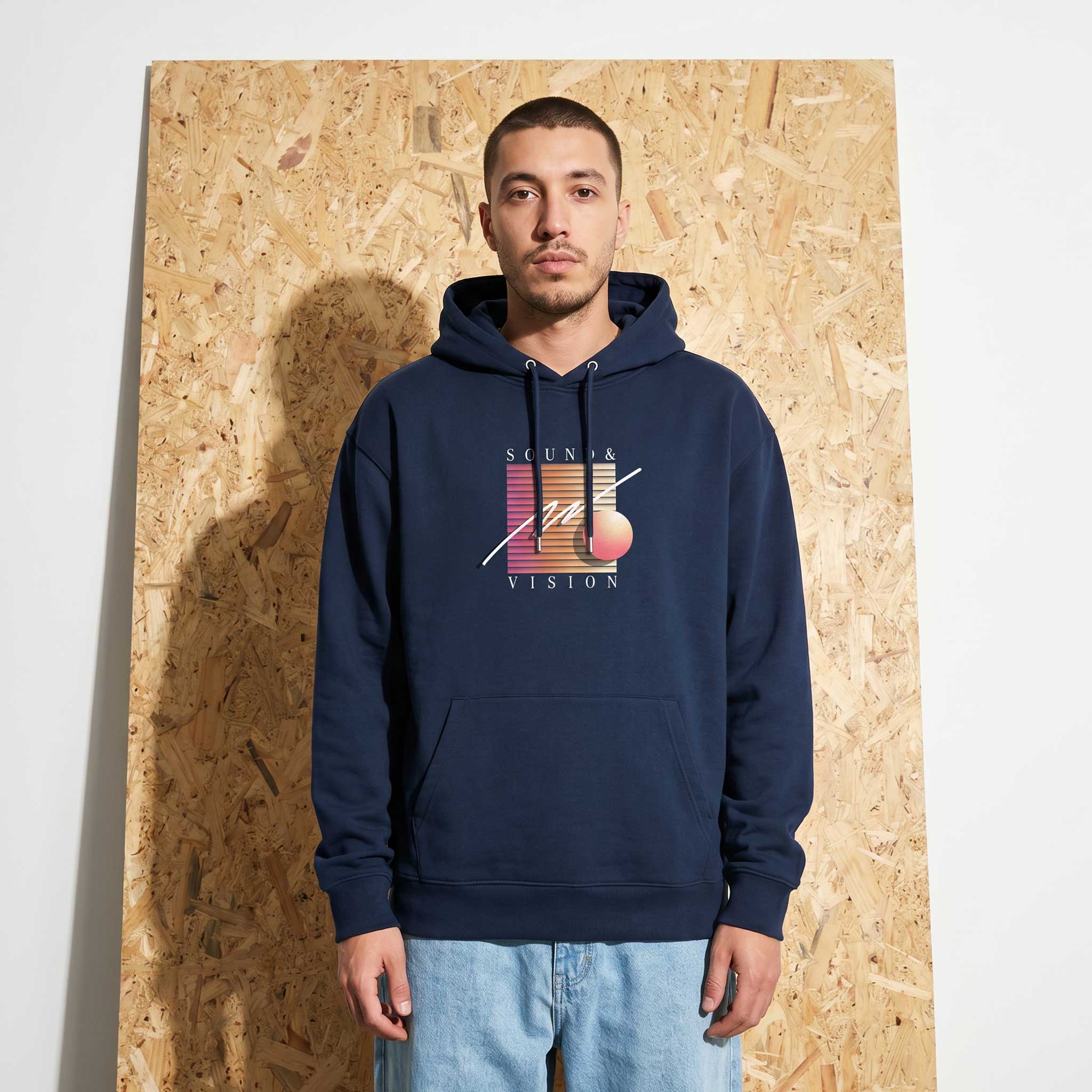 Sound & Vision Hoody by Hussein Retro Design 80