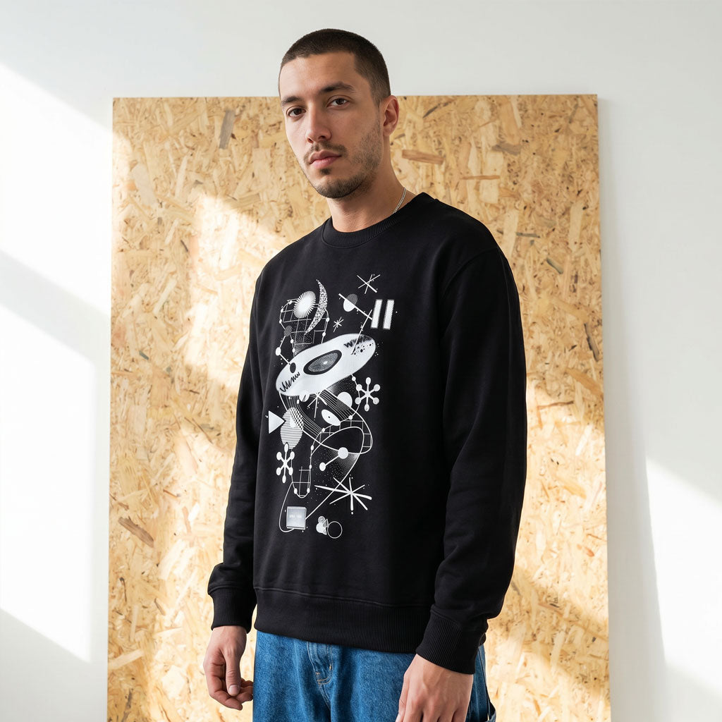 Spatial Sweatshirt by Greg Klotz