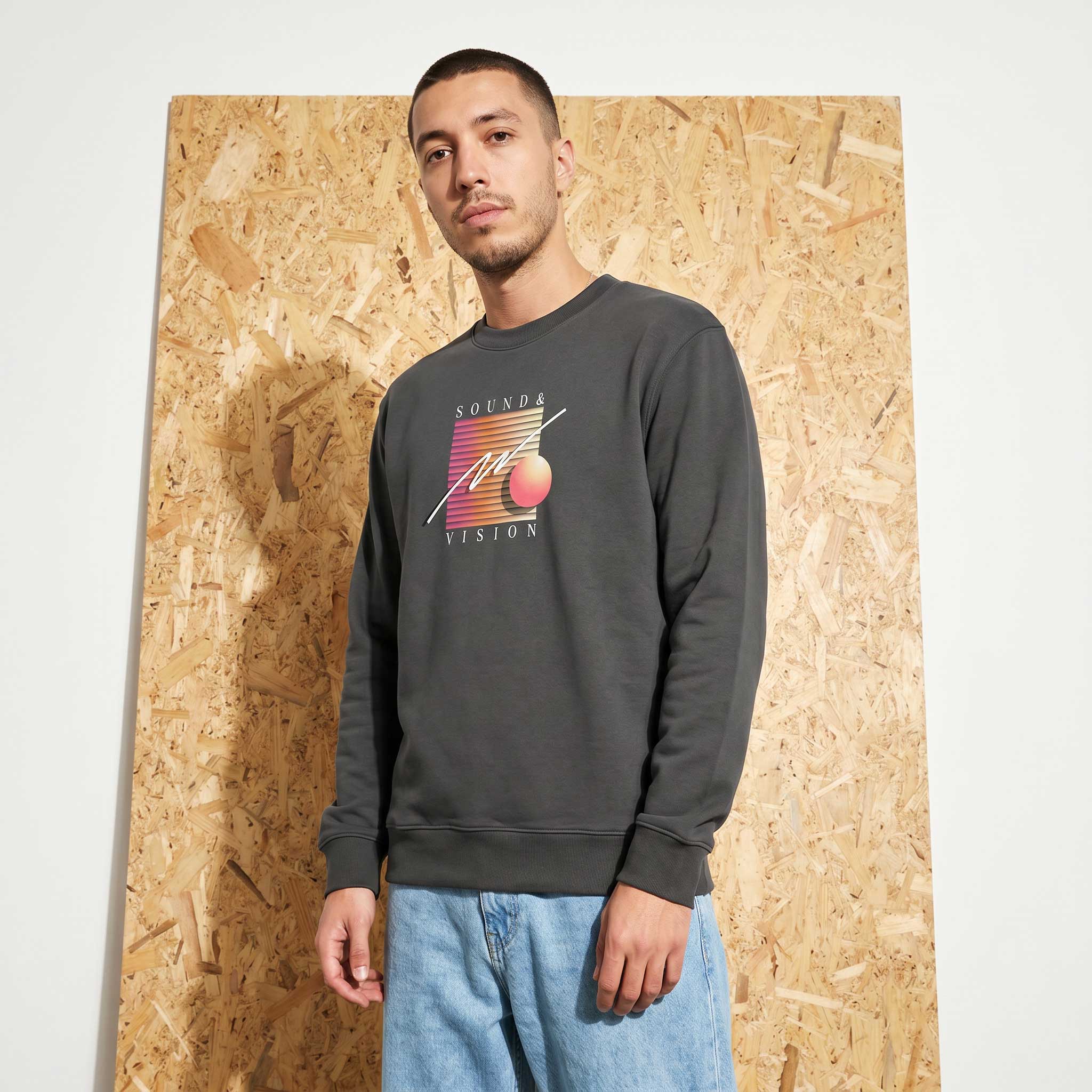 Sound & Vision Sweatshirt by Hussein Retro Design 80