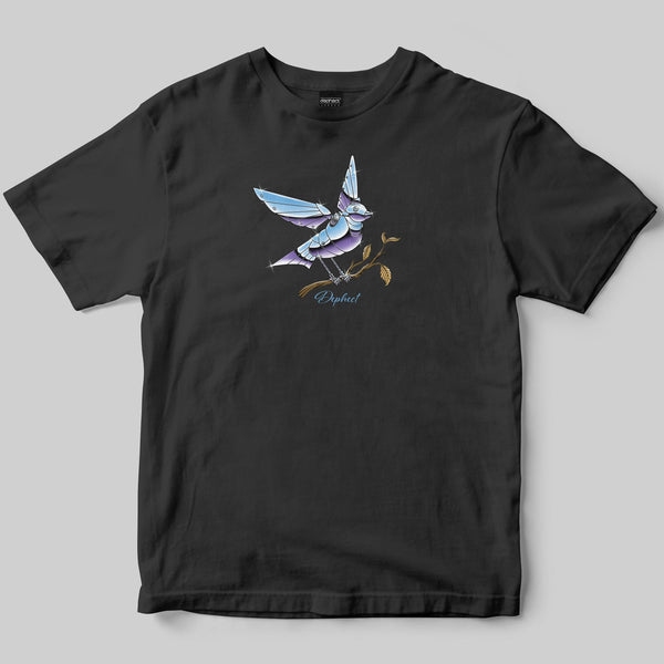 Bird T-Shirt / Charcoal / by Heeey!