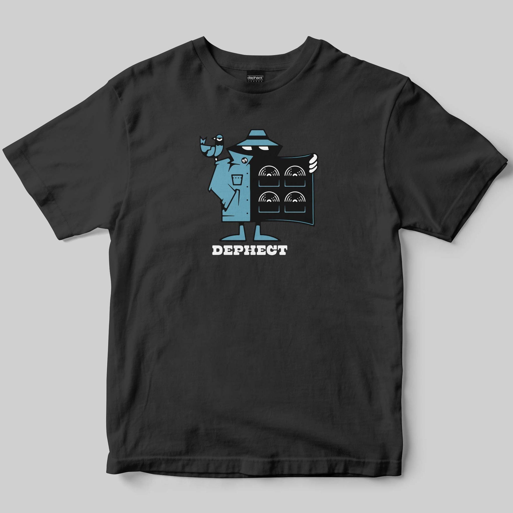 Contraband T-Shirt / Charcoal / by Fried Cactus Studio