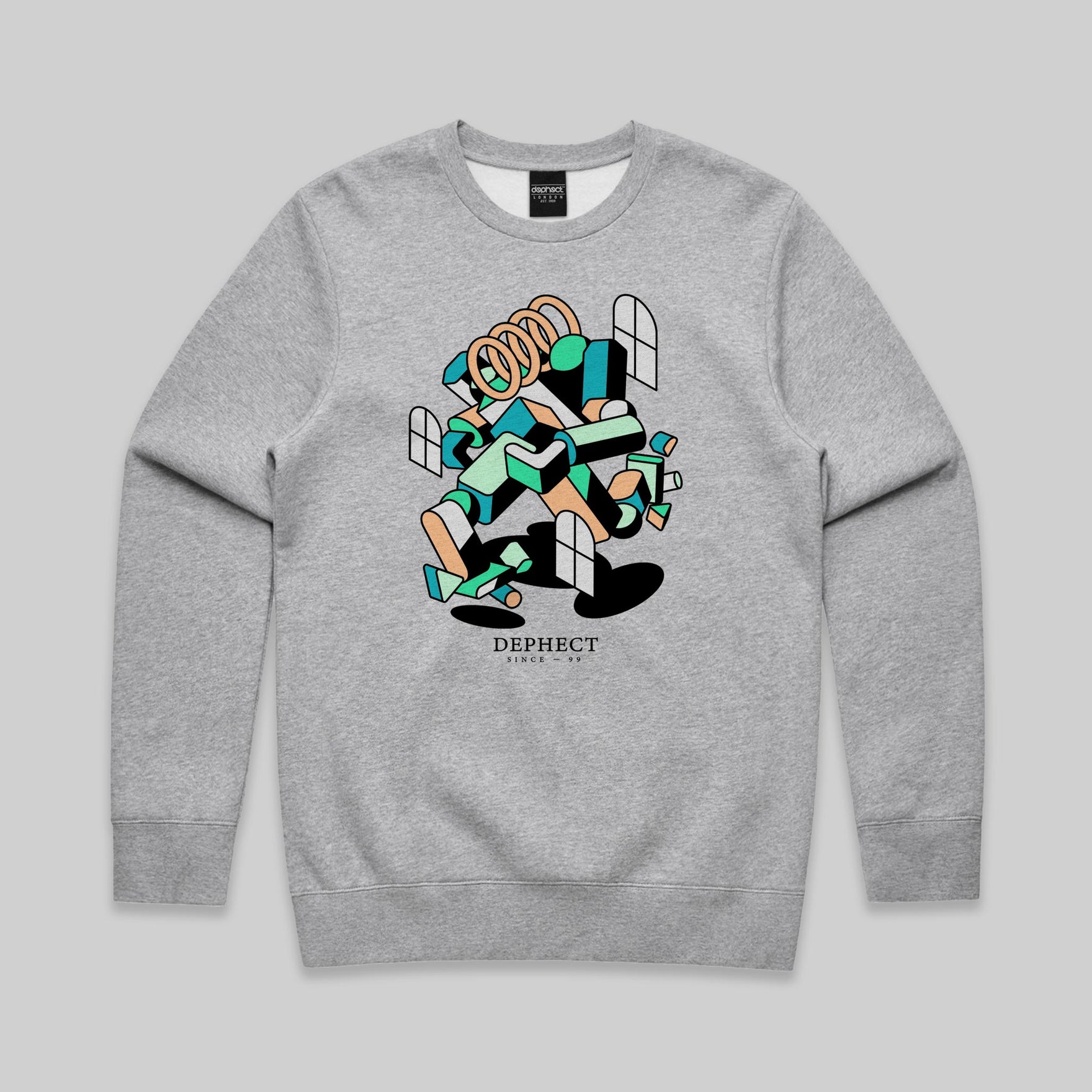 Geoman Sweatshirt / Heather Grey / by Jari Johannes