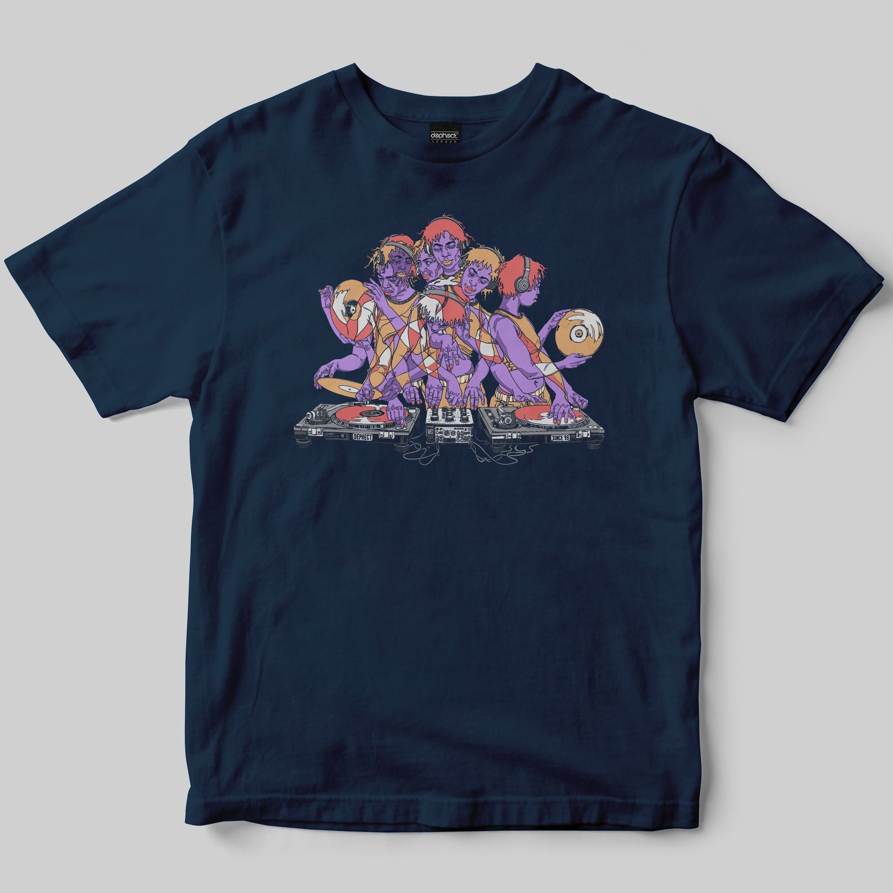 Mixed Up T-Shirt / Navy / by Mike Winnard