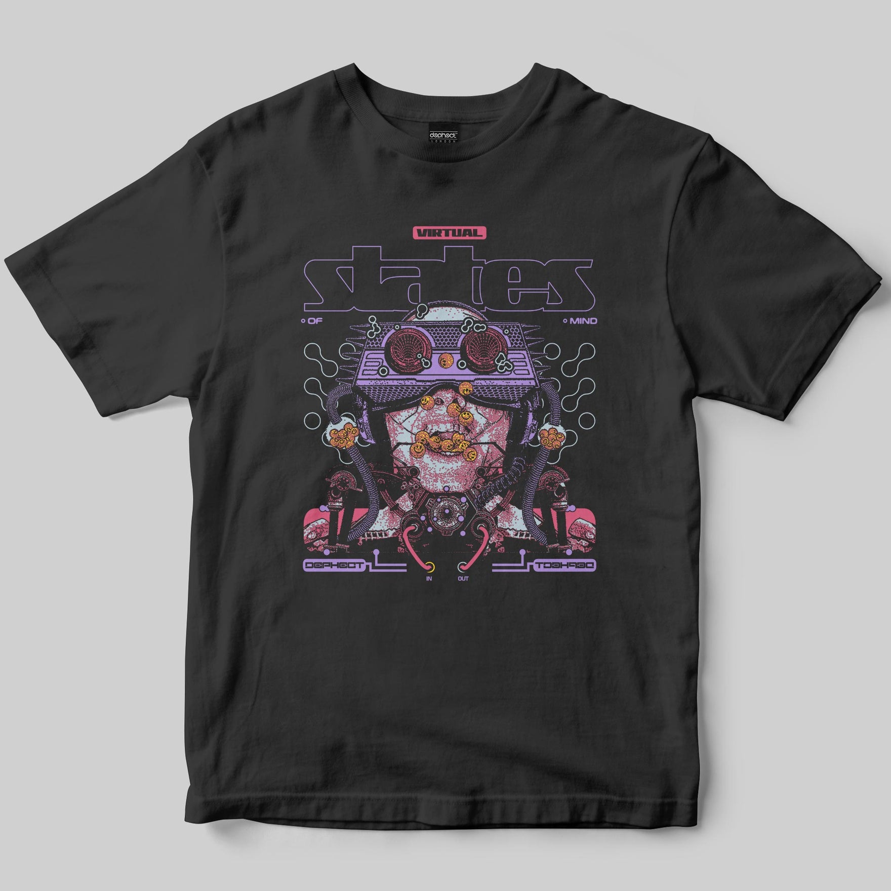 Virtual T-Shirt / Charcoal / by Aqid Handian
