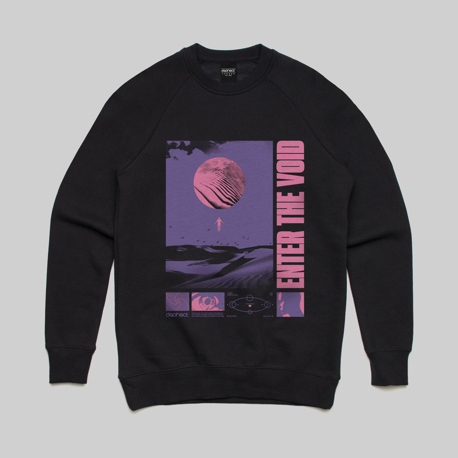 Void Sweatshirt / Black / by Silica