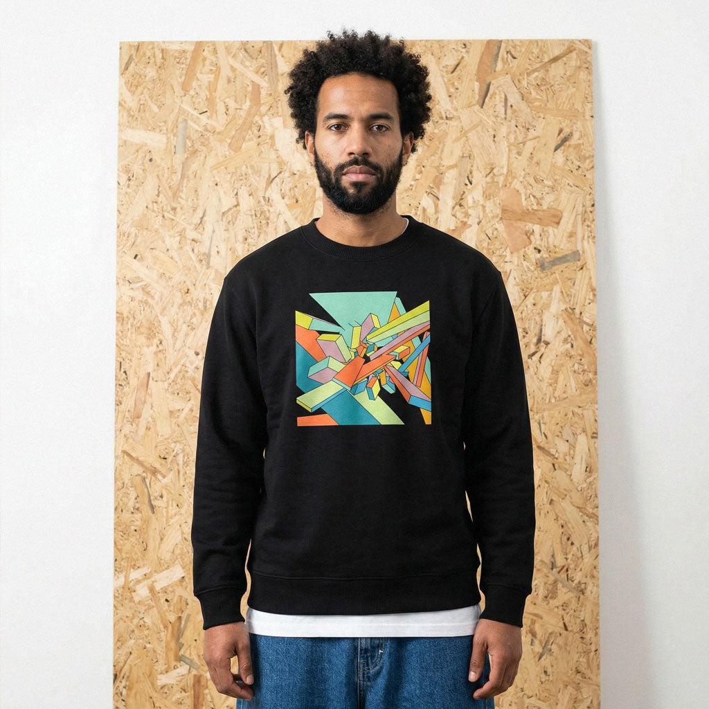 Abstract Sweatshirt by Casey Rolseth