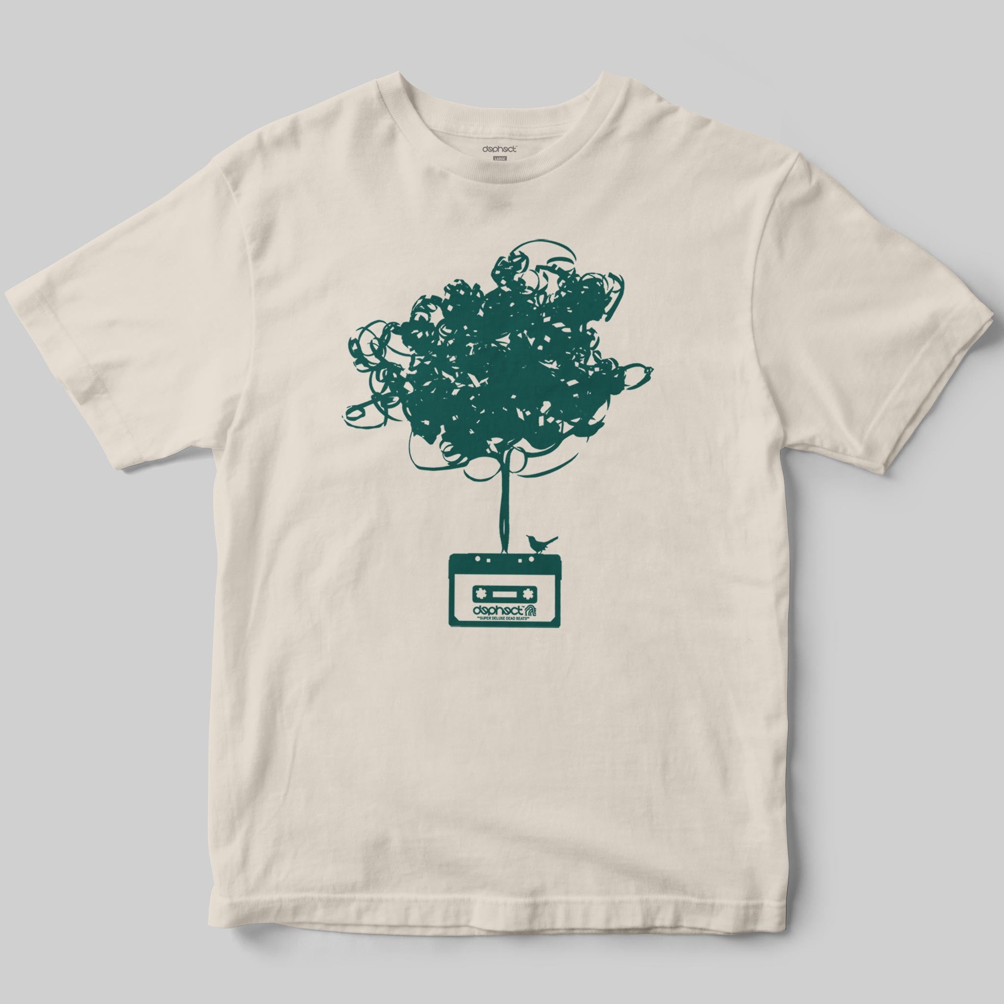 Cassette Tree T-Shirt by Matt Drane