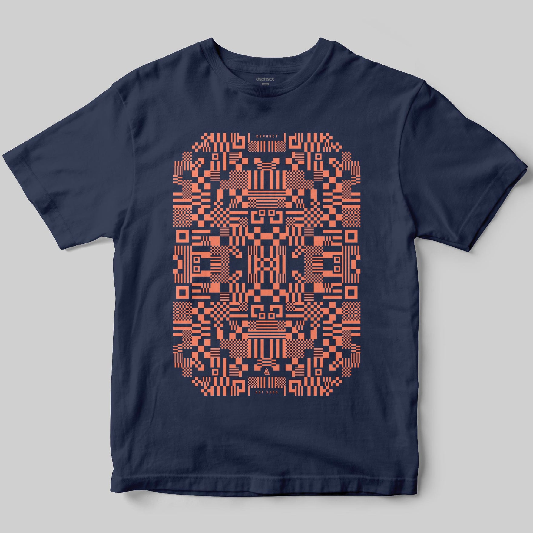 Dither T-Shirt / Midnight Blue / by Robert Anderson