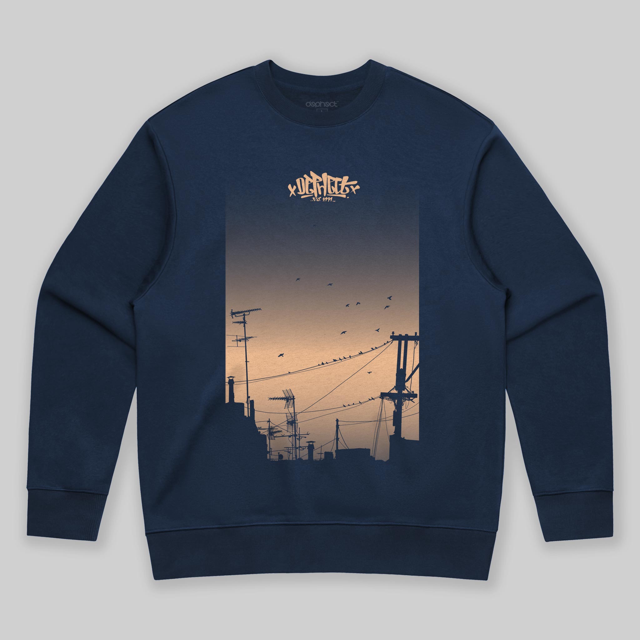 Dusk Sweatshirt / Navy / by Keshone