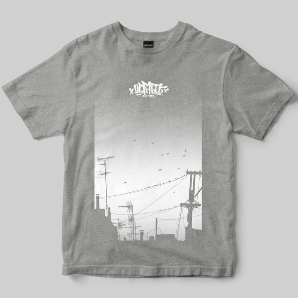 Dusk T-Shirt / Heather Grey / by Keshone