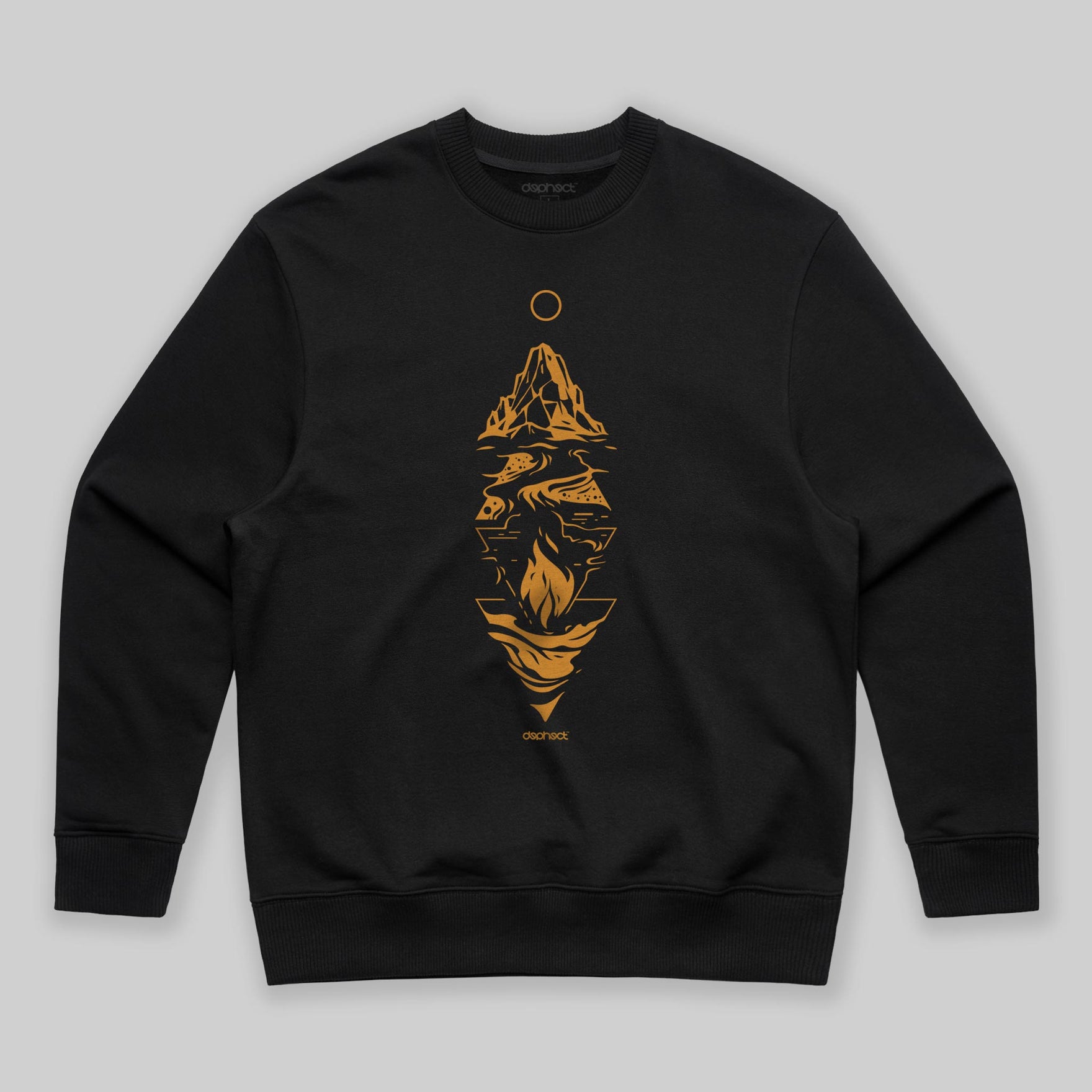 Elements Sweatshirt / Black / by Dario Anza
