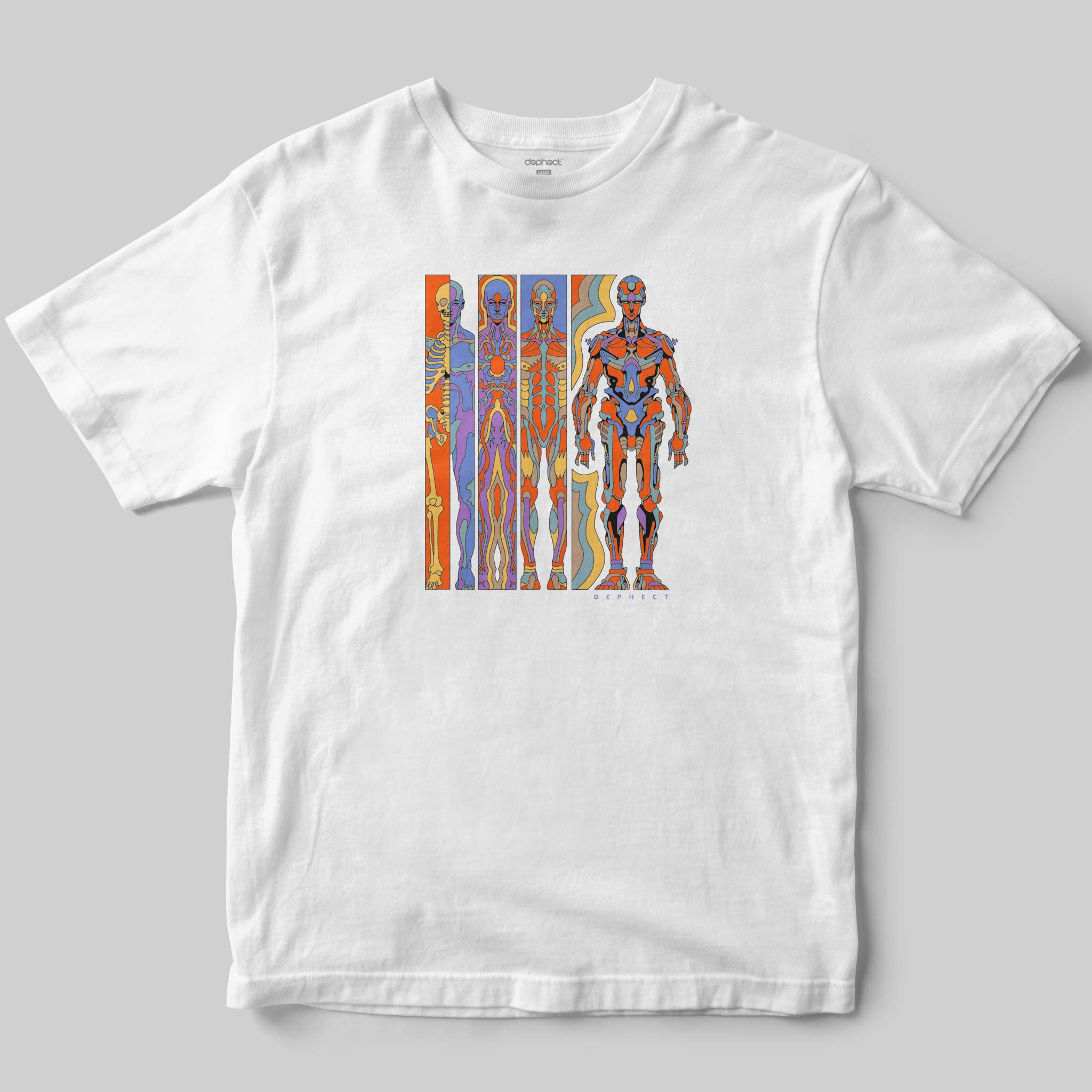 Evolution T-Shirt / White / by Raul Urias