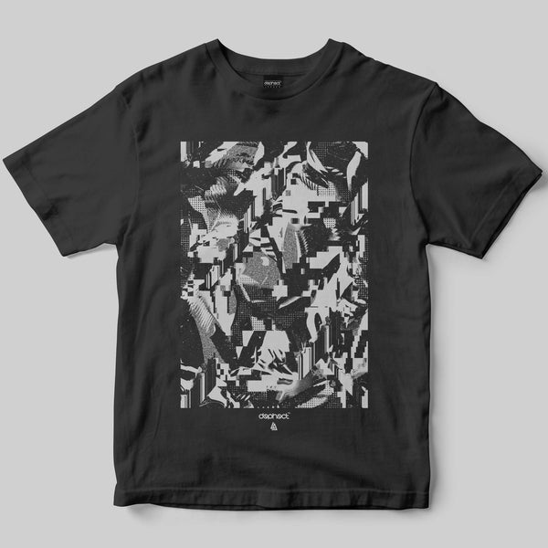 Glitch T-Shirt / Charcoal / by Robert Anderson