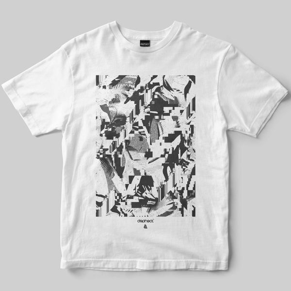 Glitch T-Shirt / White / by Robert Anderson