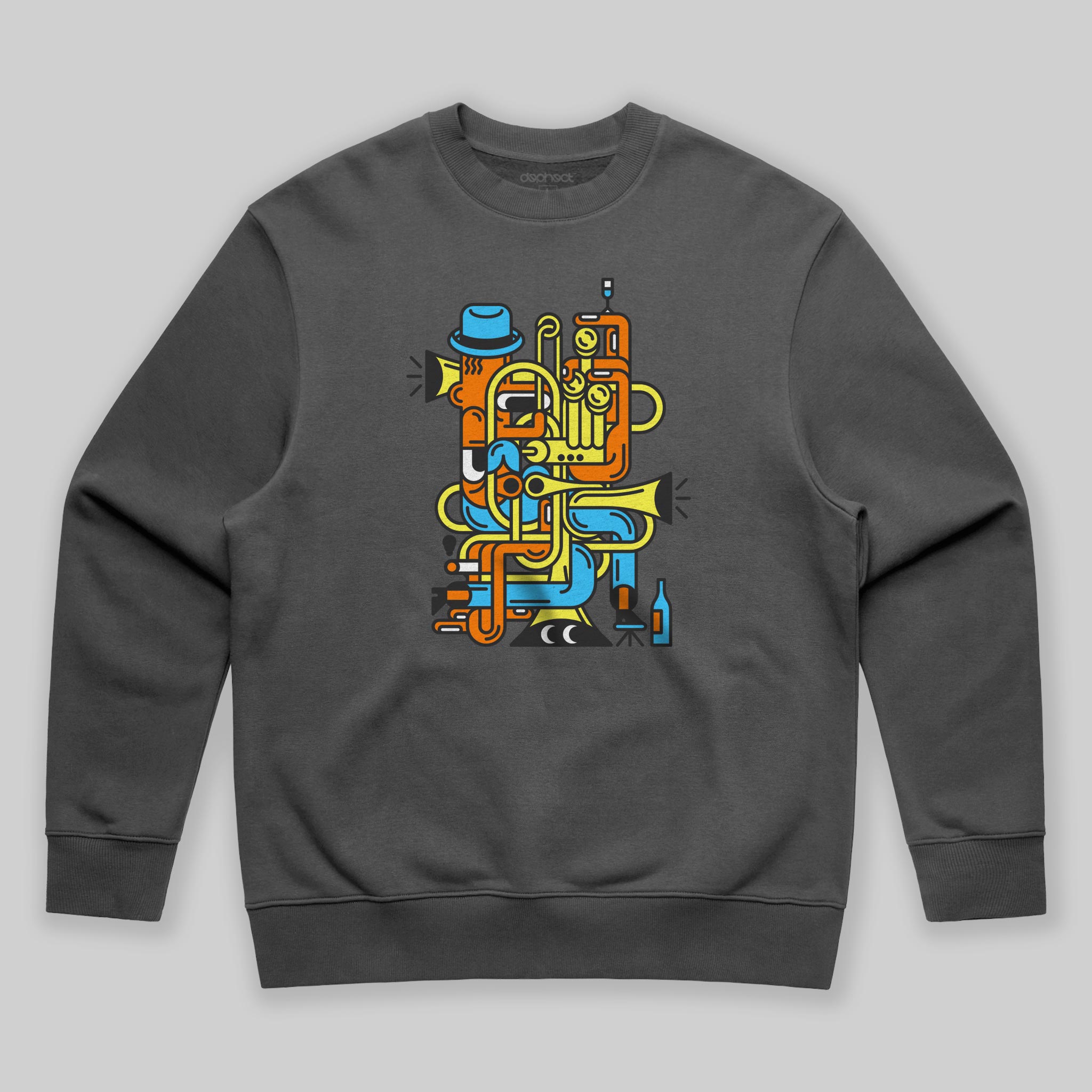 Jazz Man Sweatshirt by Jari Johannes