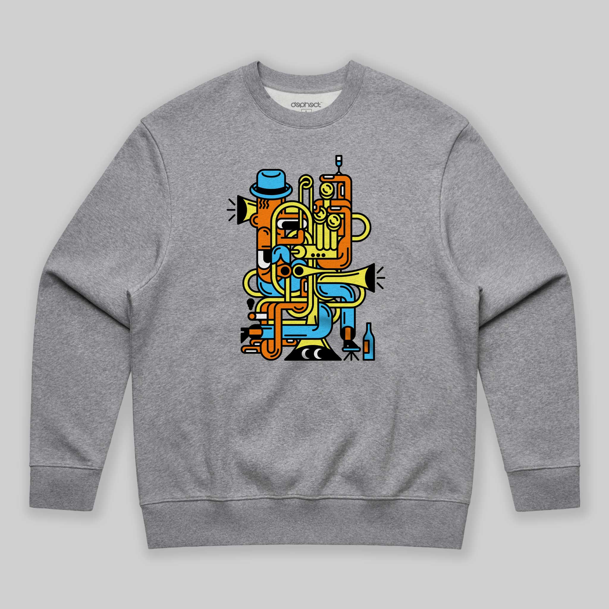 Jazz Man Sweatshirt by Jari Johannes
