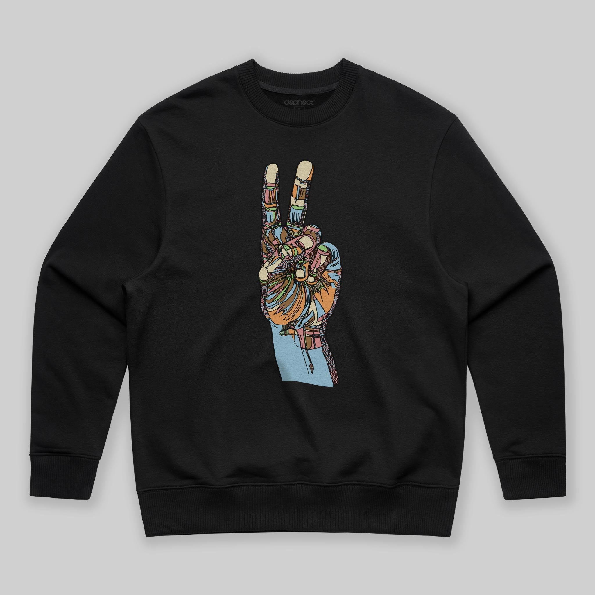 Peace Sweatshirt by Luke Dixon