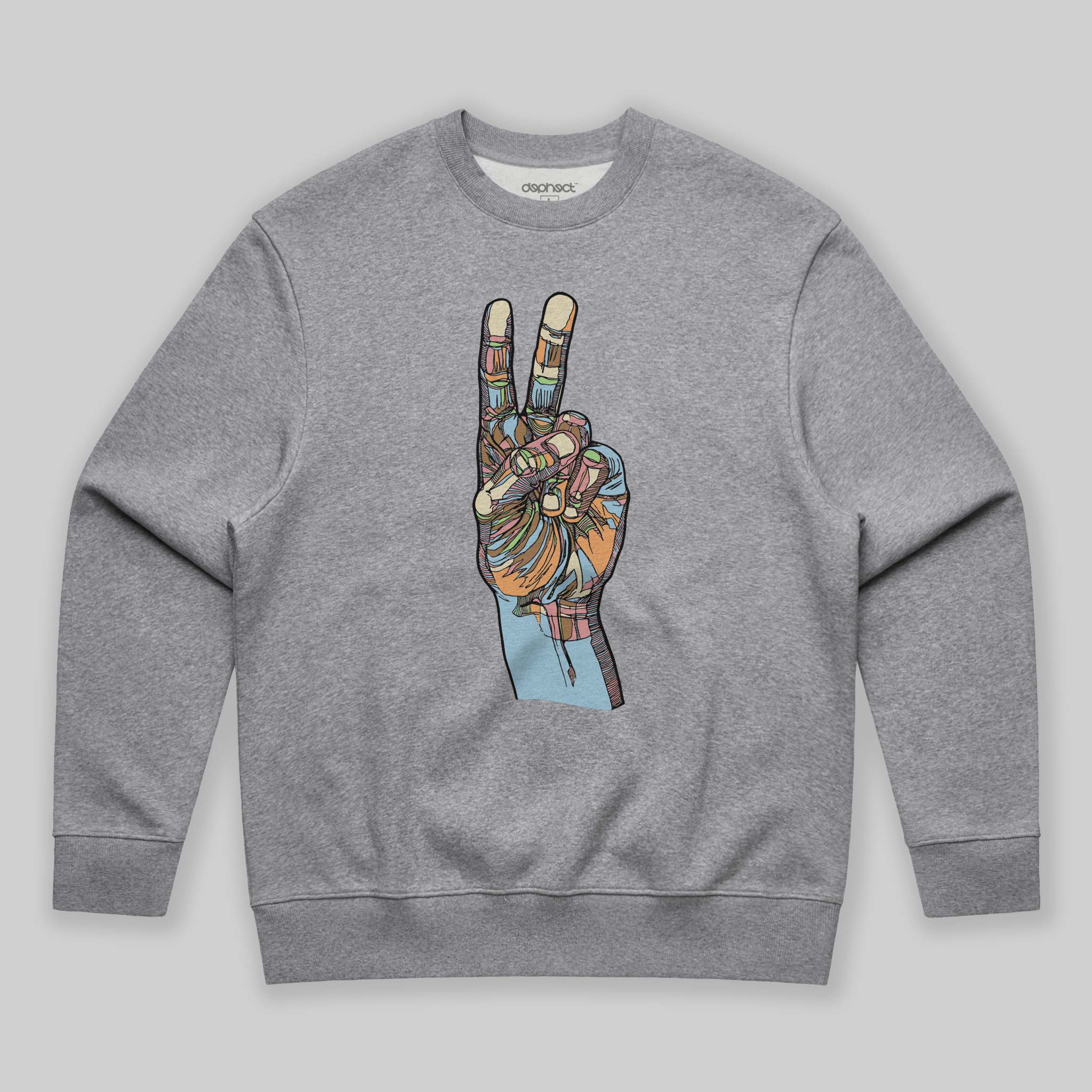 Peace Sweatshirt by Luke Dixon