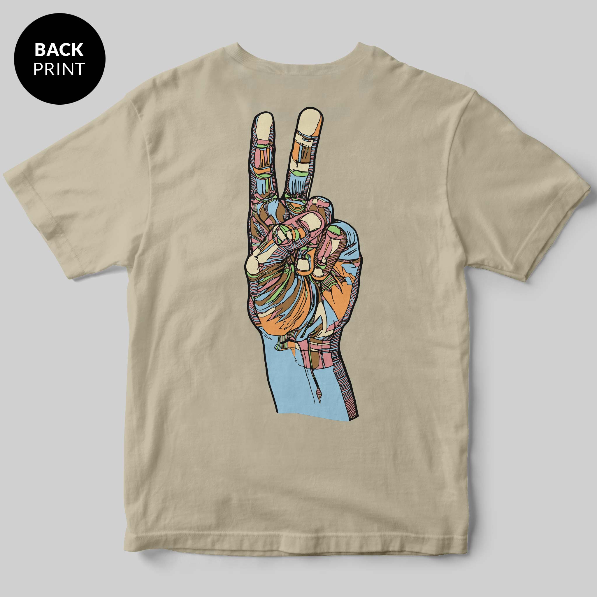 PEACE T-SHIRT BY LUKE DIXON