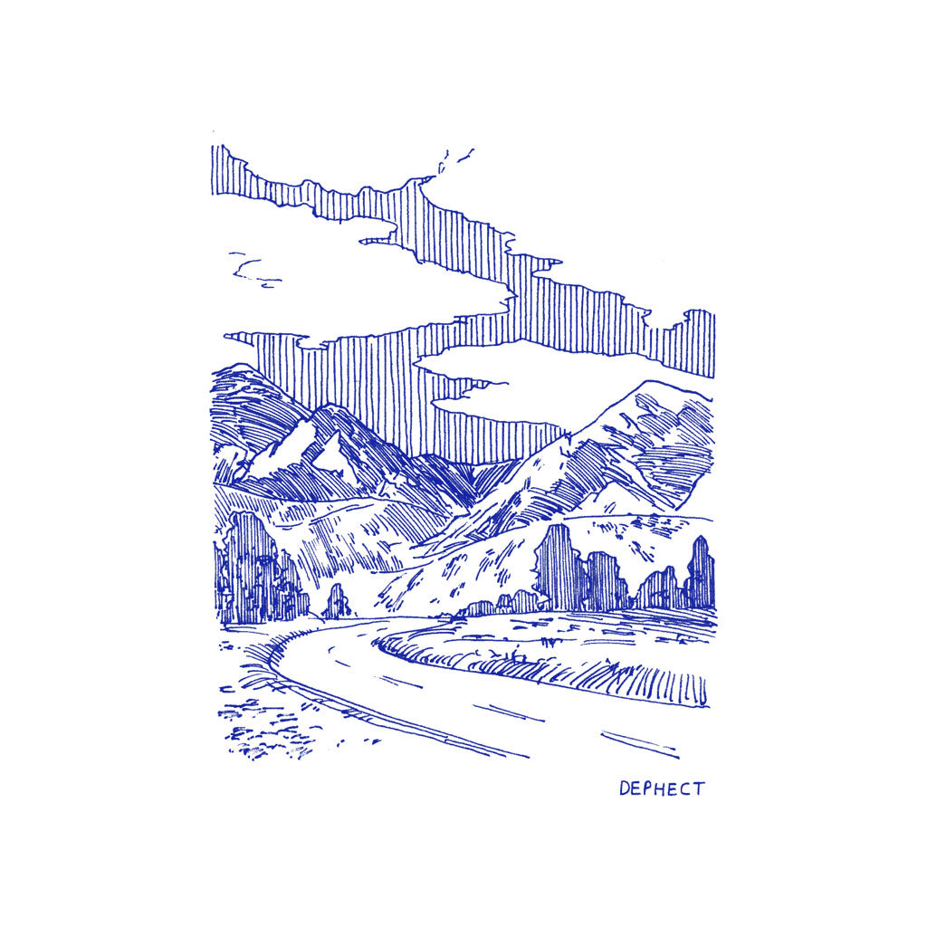 Peaks T-Shirt by Harry Frost