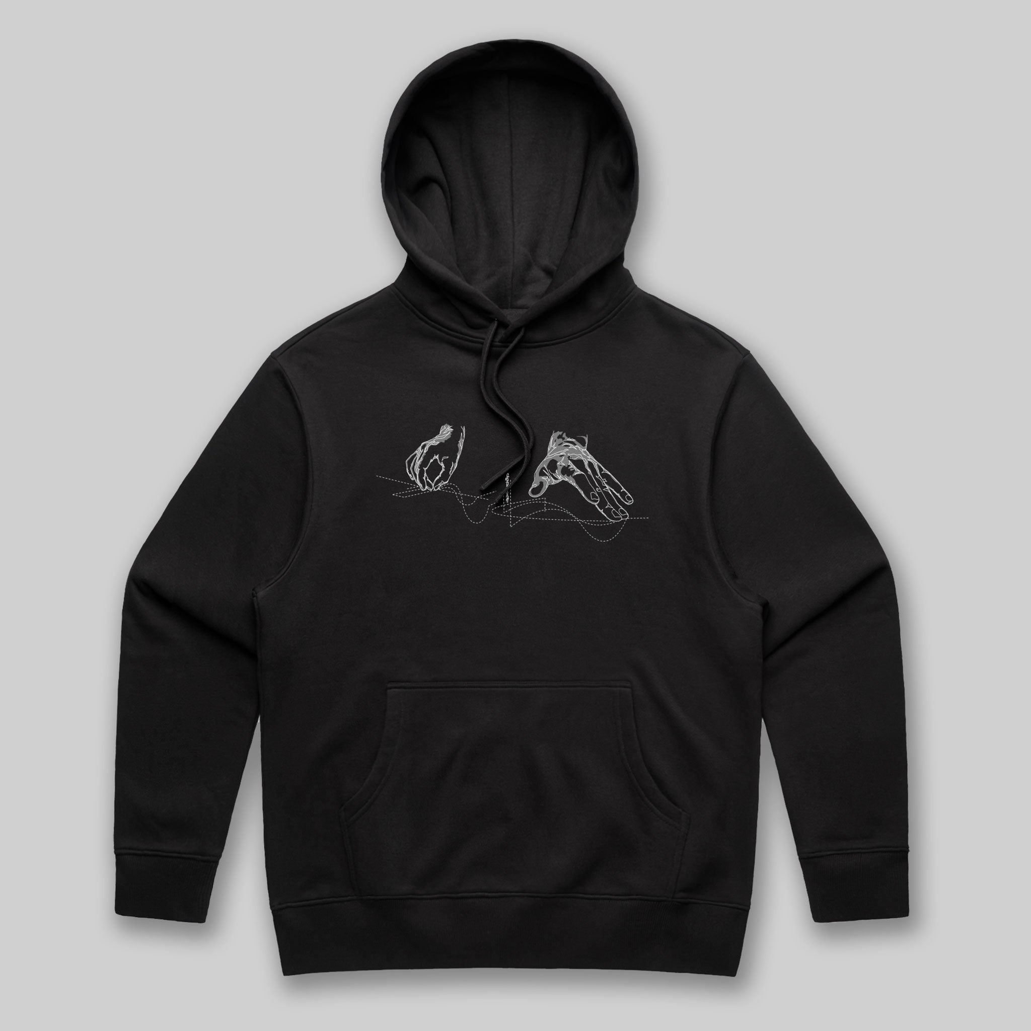Scratch Hoody / Black / by Keshone