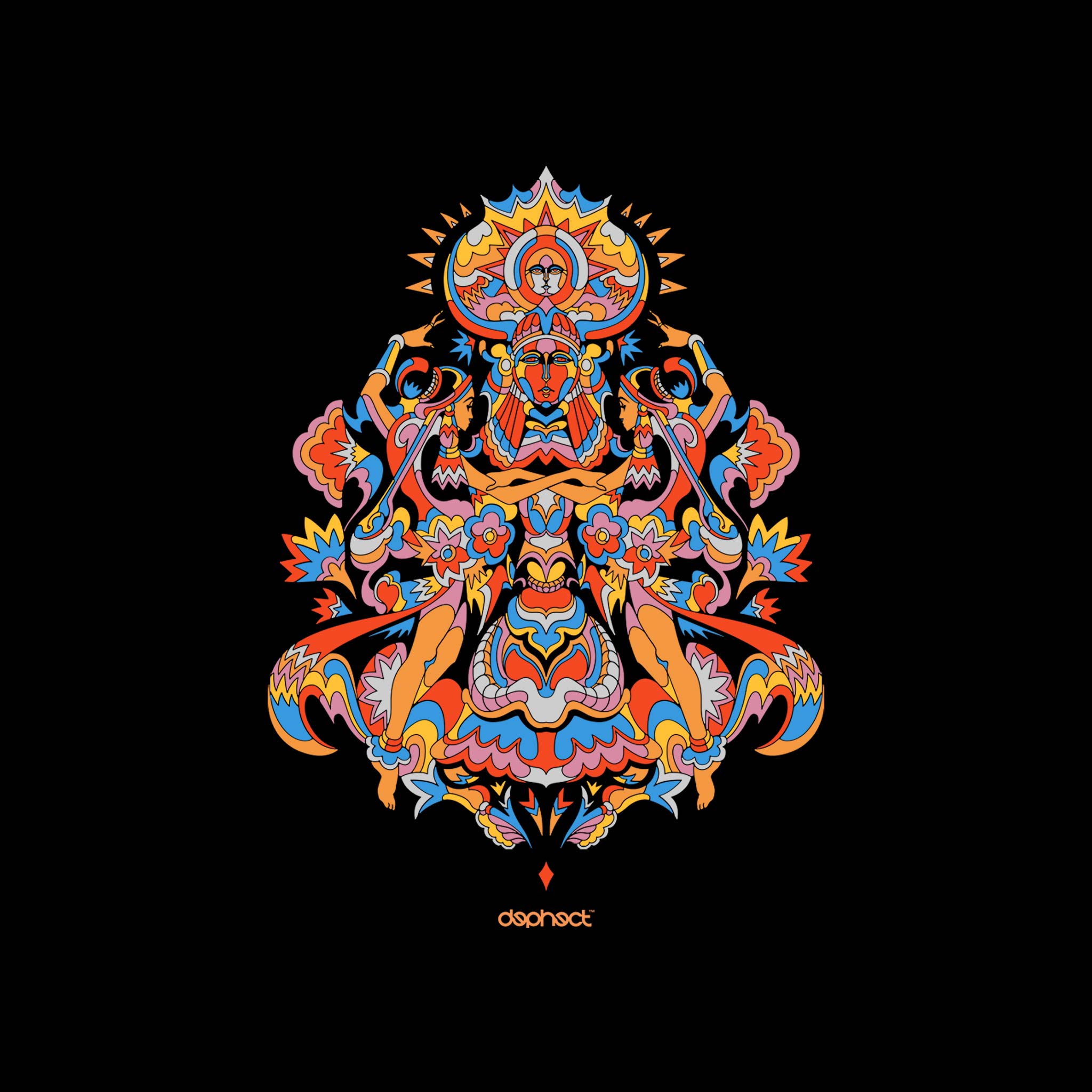 Solar T-Shirt / Black / by Raul Urias