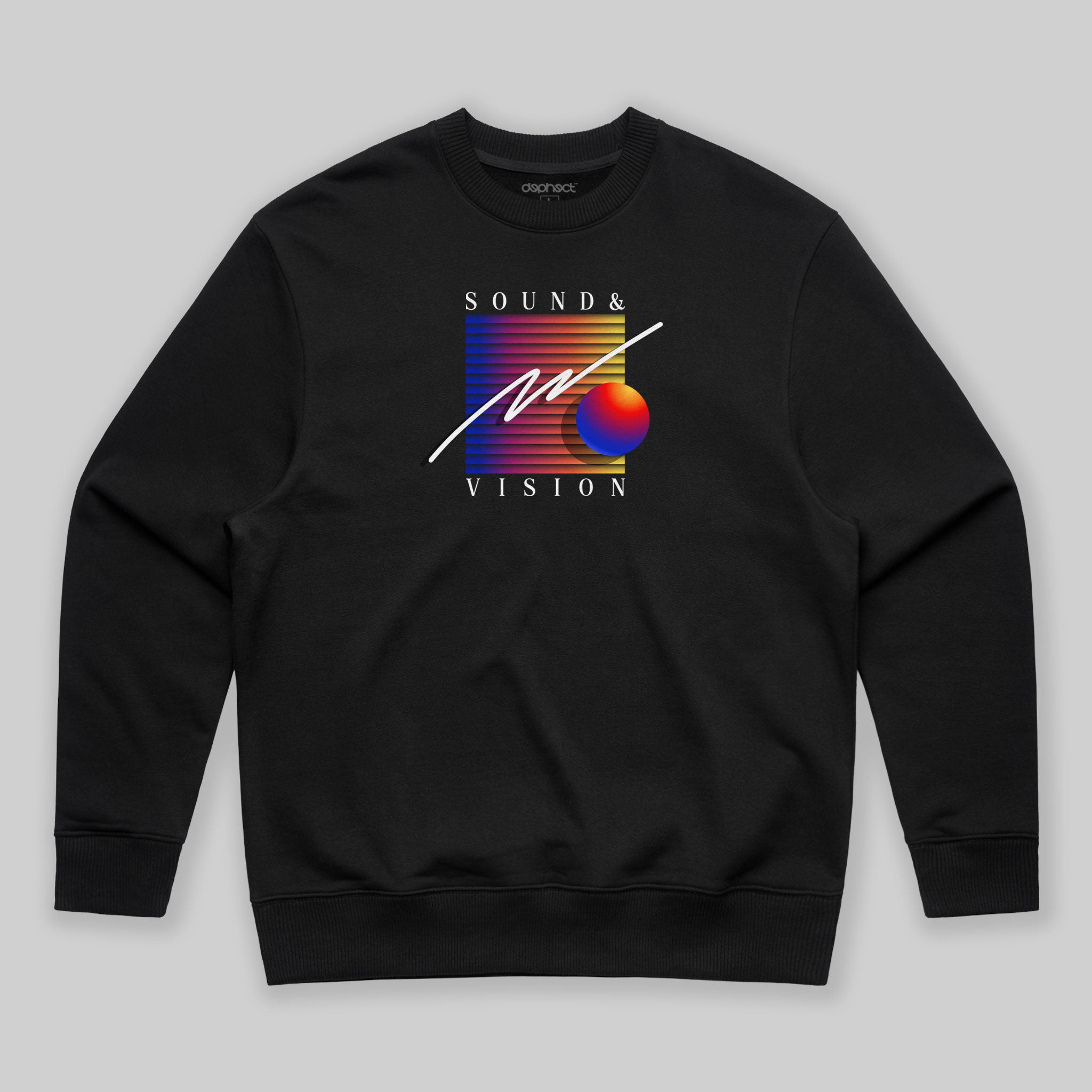 Sound & Vision Sweatshirt by Hussein Retro Design 80