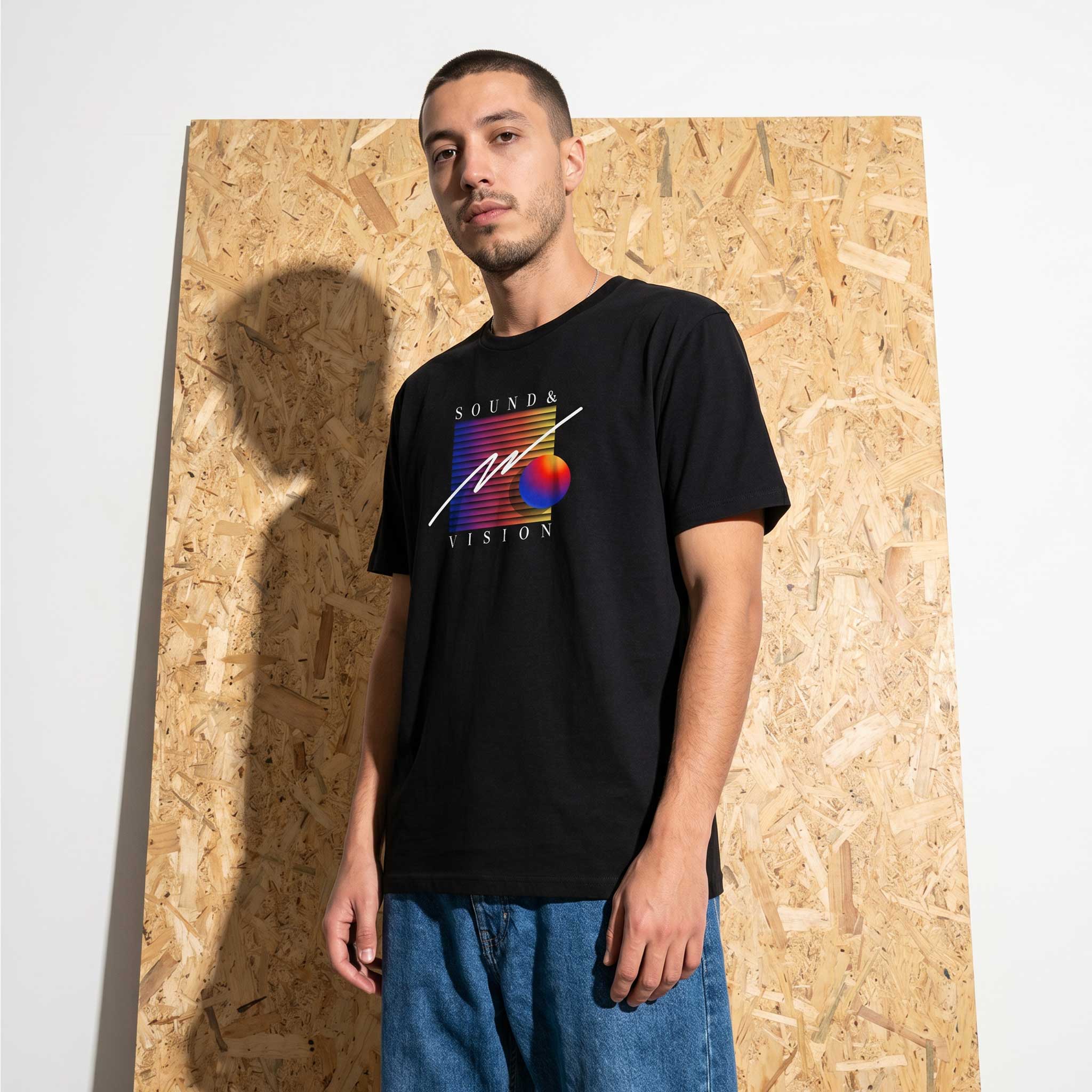 Sound & Vision T-Shirt by Hussein Retro Design 80