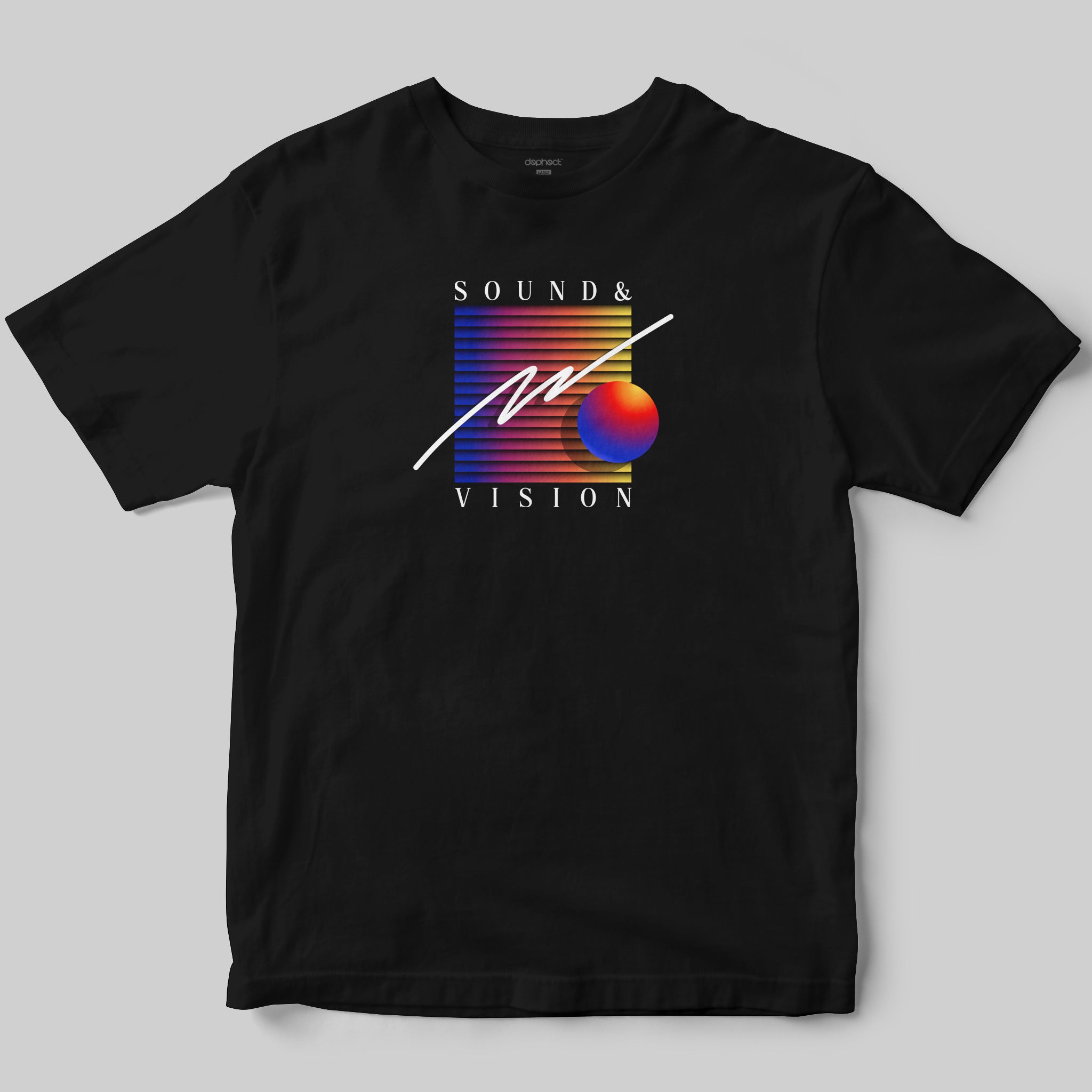 Sound & Vision T-Shirt by Hussein Retro Design 80