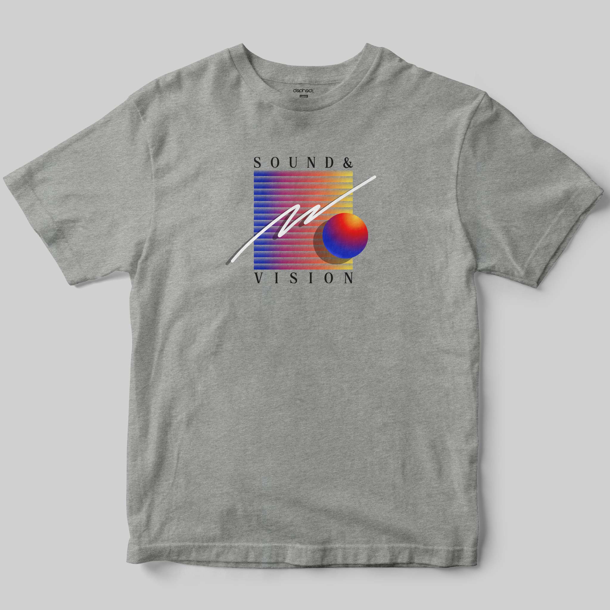 Sound & Vision T-Shirt by Hussein Retro Design 80
