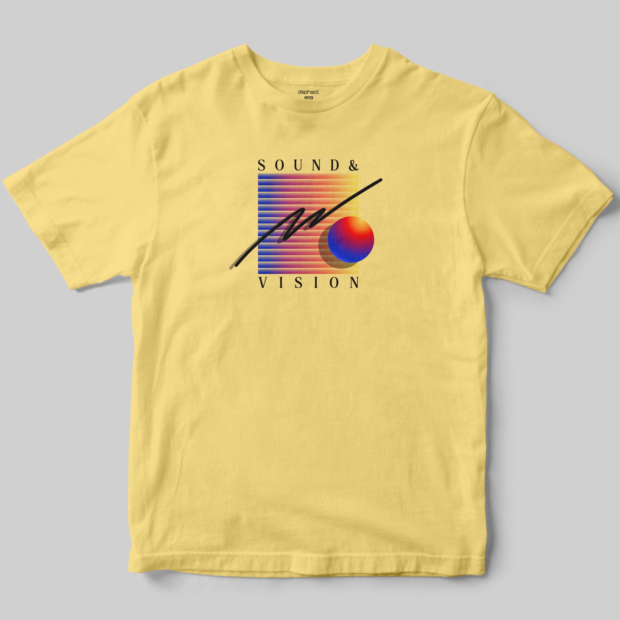 Sound & Vision T-Shirt by Hussein Retro Design 80