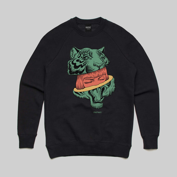 Calm Sweatshirt / Black / by Iain Macarthur