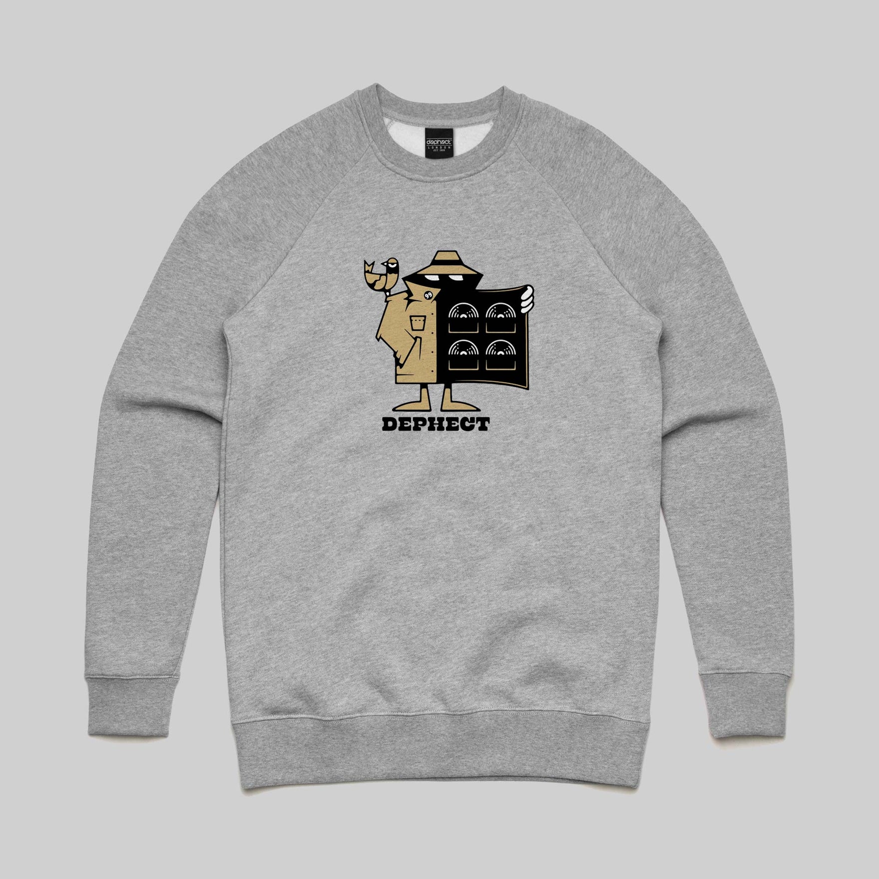 Contraband Sweatshirt / Grey / by Fried Cactus Studio