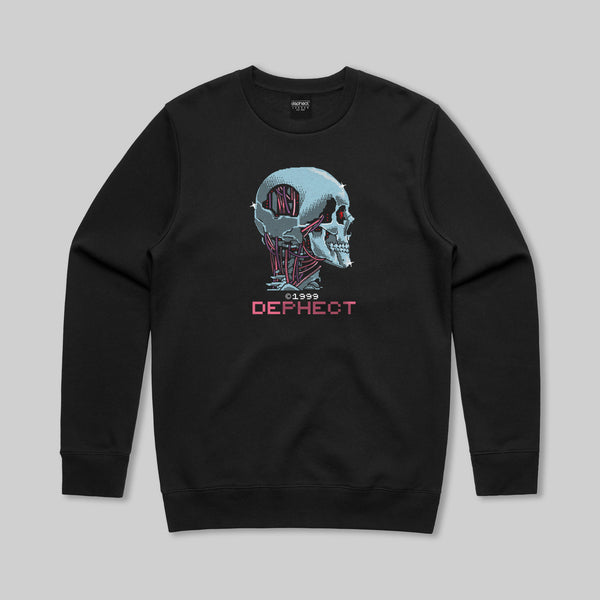 Cyborg Sweatshirt / Black / by Manuel Cetina