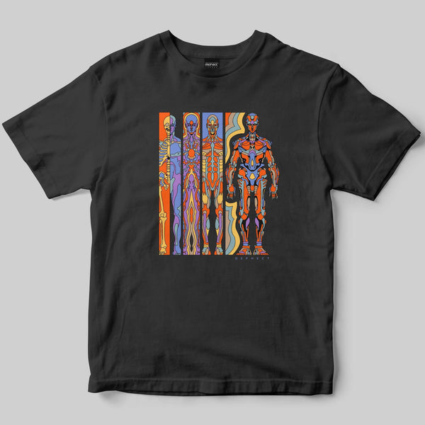 Evolution T-Shirt / Charcoal / by Raul Urias
