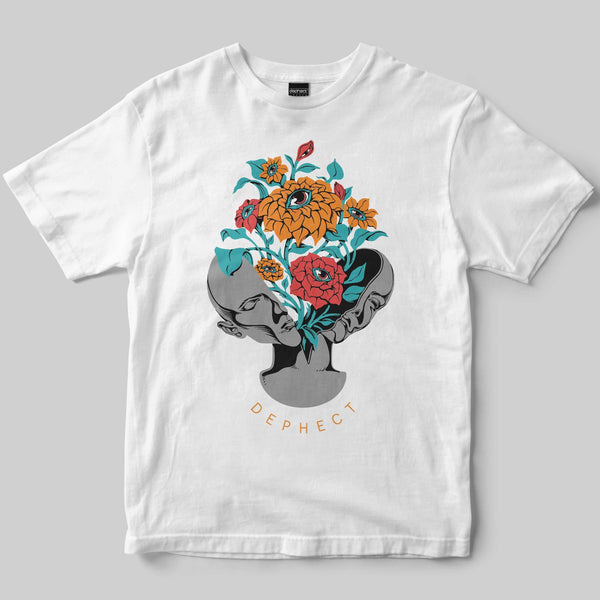 Expand T-Shirt / White / by Iain Macarthur