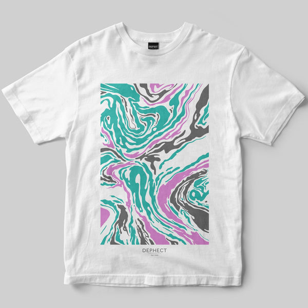 Fluid T-Shirt / White / by Keshone