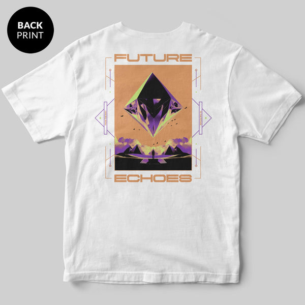 Future Echoes T-Shirt / White / by Silica